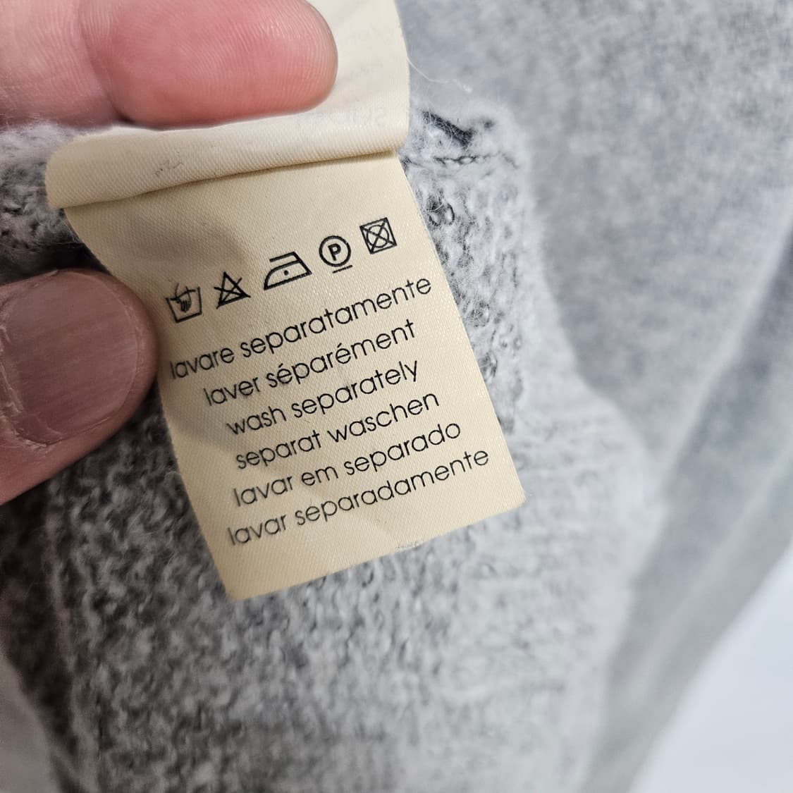 캘빈클라인진 오프숄더 부클레 니트 M 상품이미지8