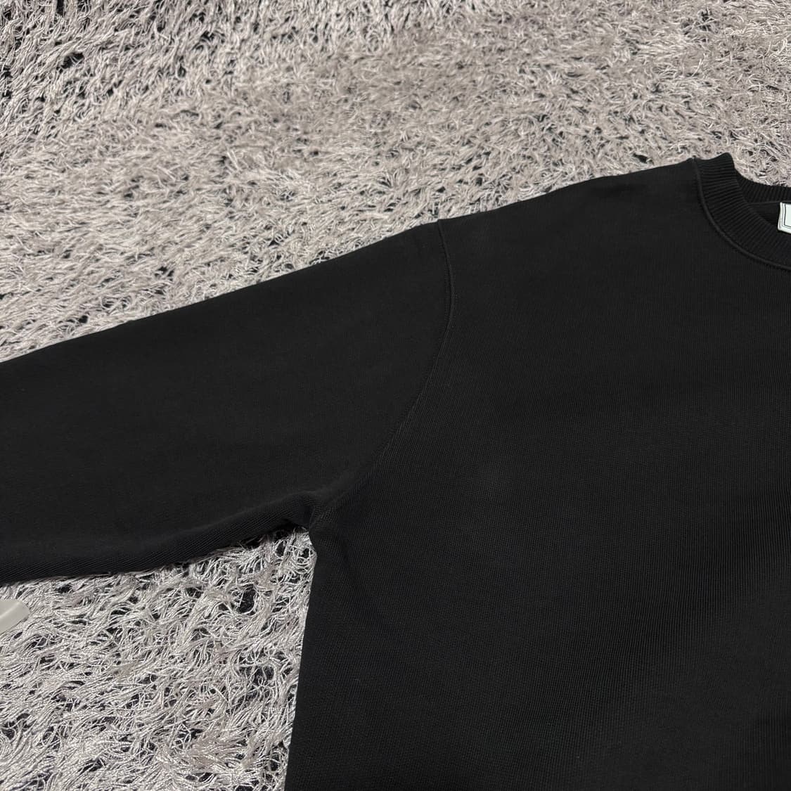 아미 빅하트 맨투맨 블랙 xxs 상품이미지7