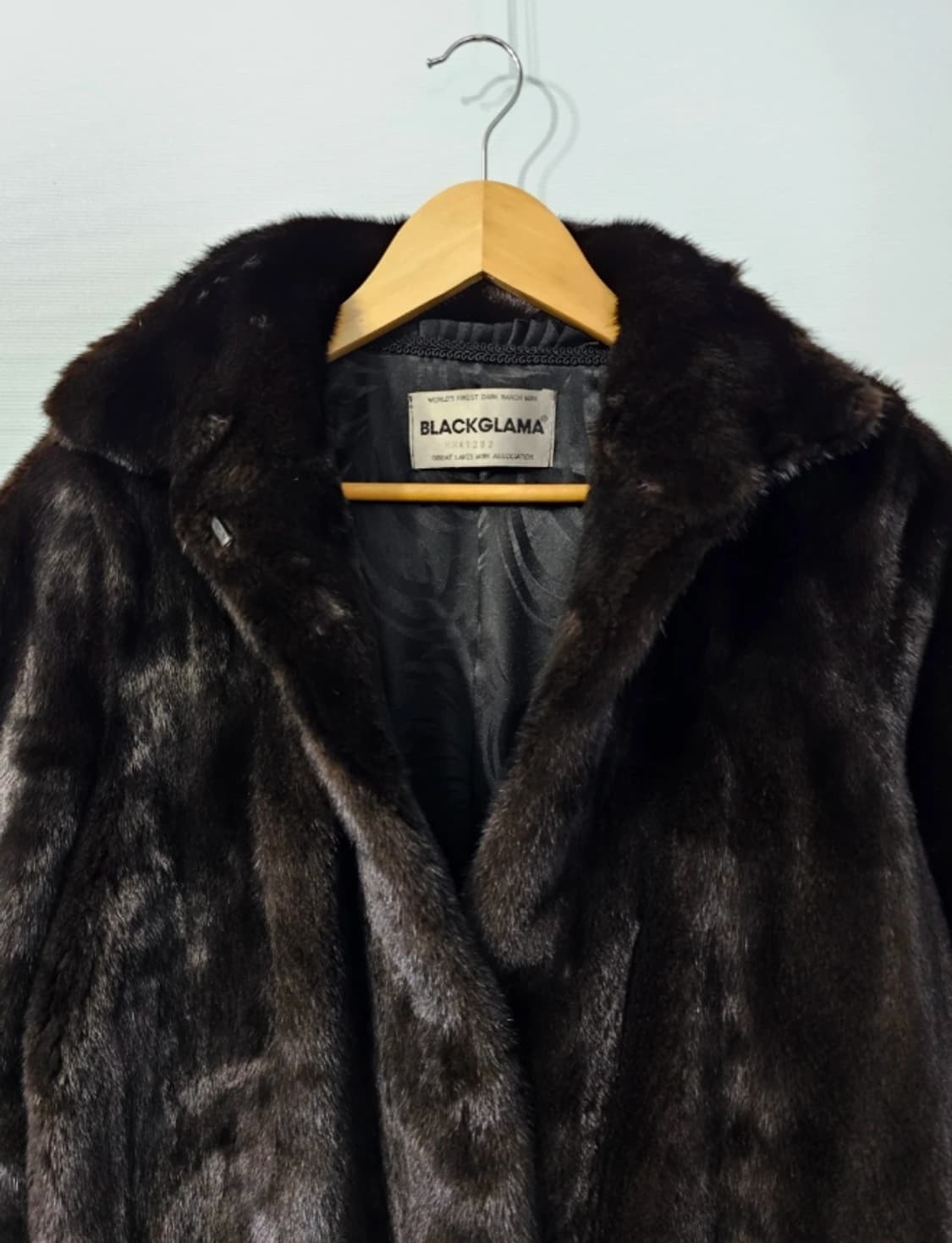BLACKGLAMA 블랙글라마 밍크 코트 ~66 상품이미지4