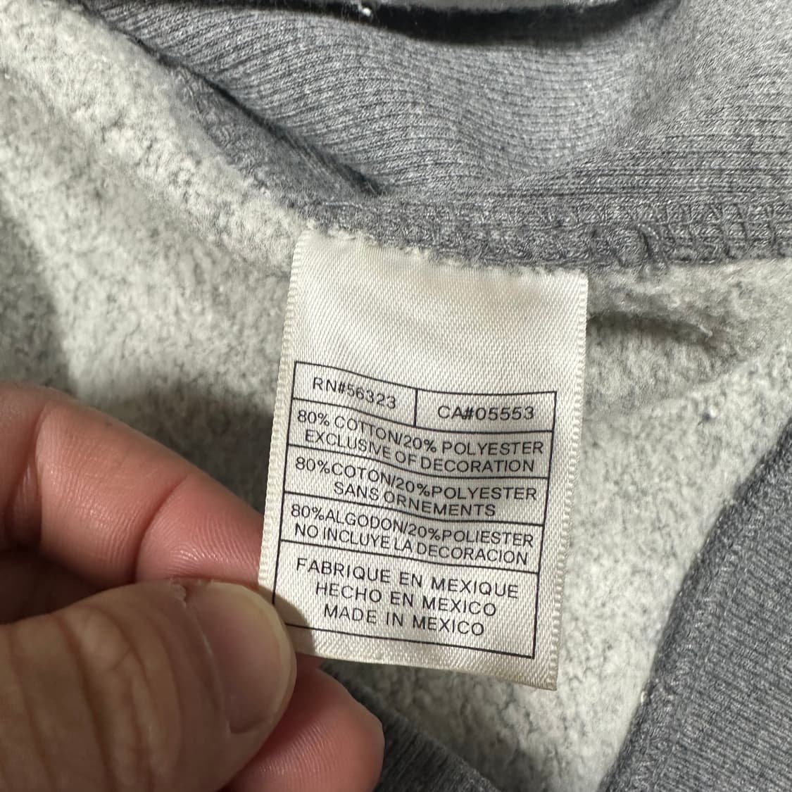 ✨ (바배) 나이키 반집업 그레이 맨투맨 상품이미지4