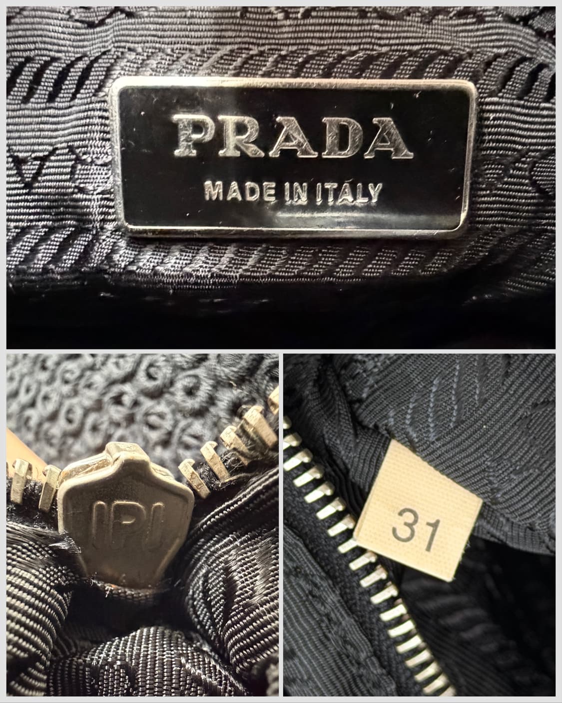 프라다 테수토 나일론 투 포켓 숄더백 상품이미지10