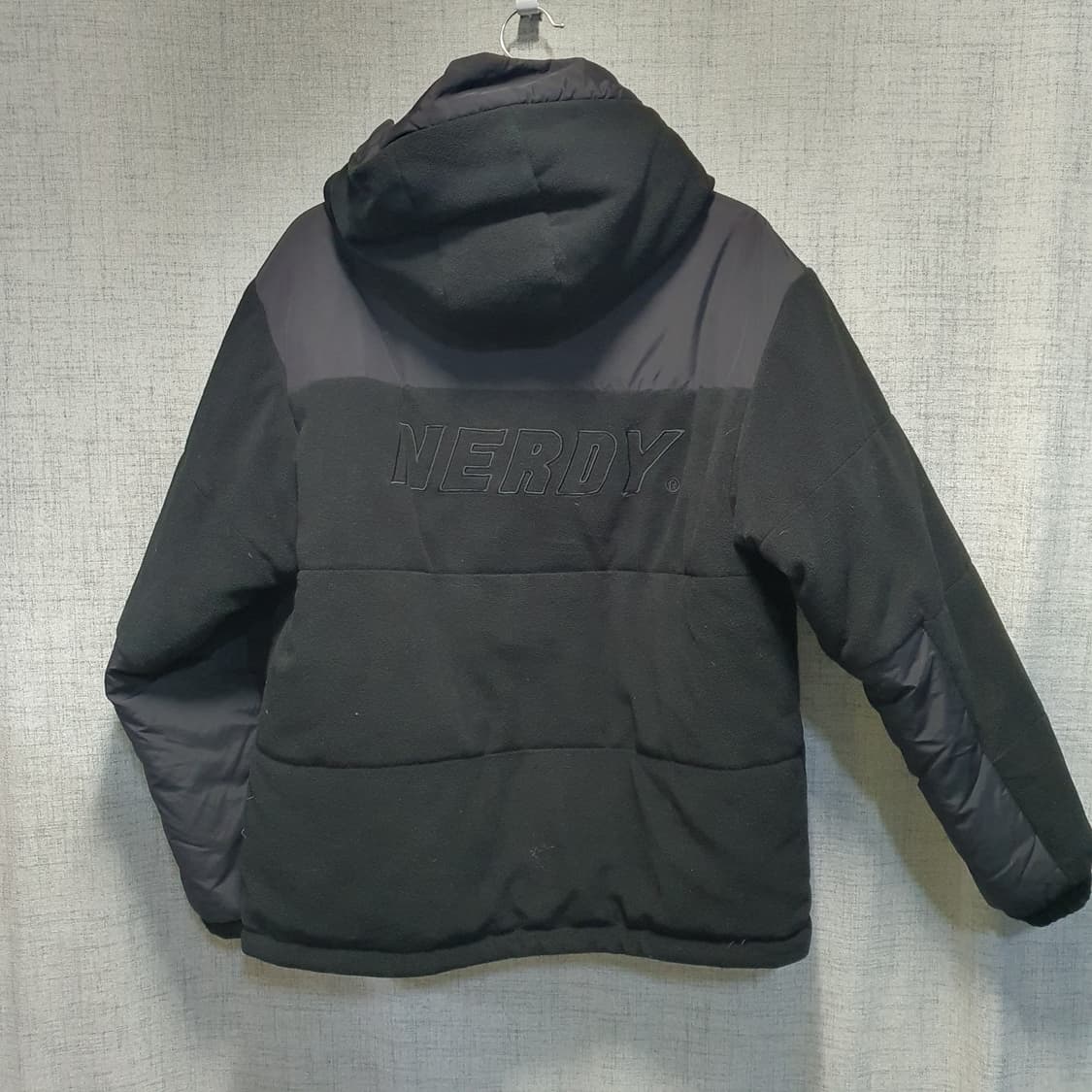 널디 플리스 블락 패딩 자켓  상품이미지2