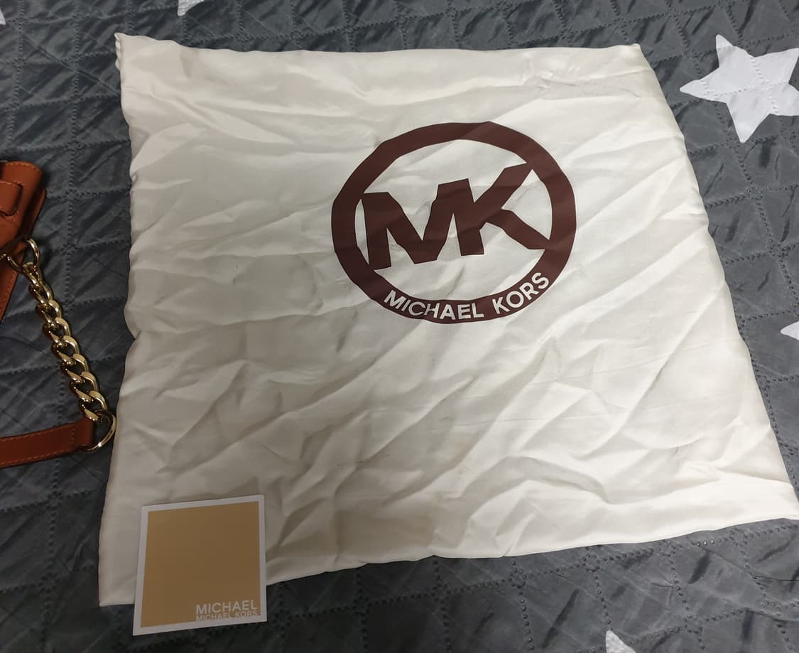 마이클코어스 금장 가죽 헤밀턴 사첼 백 브라운 상품이미지6