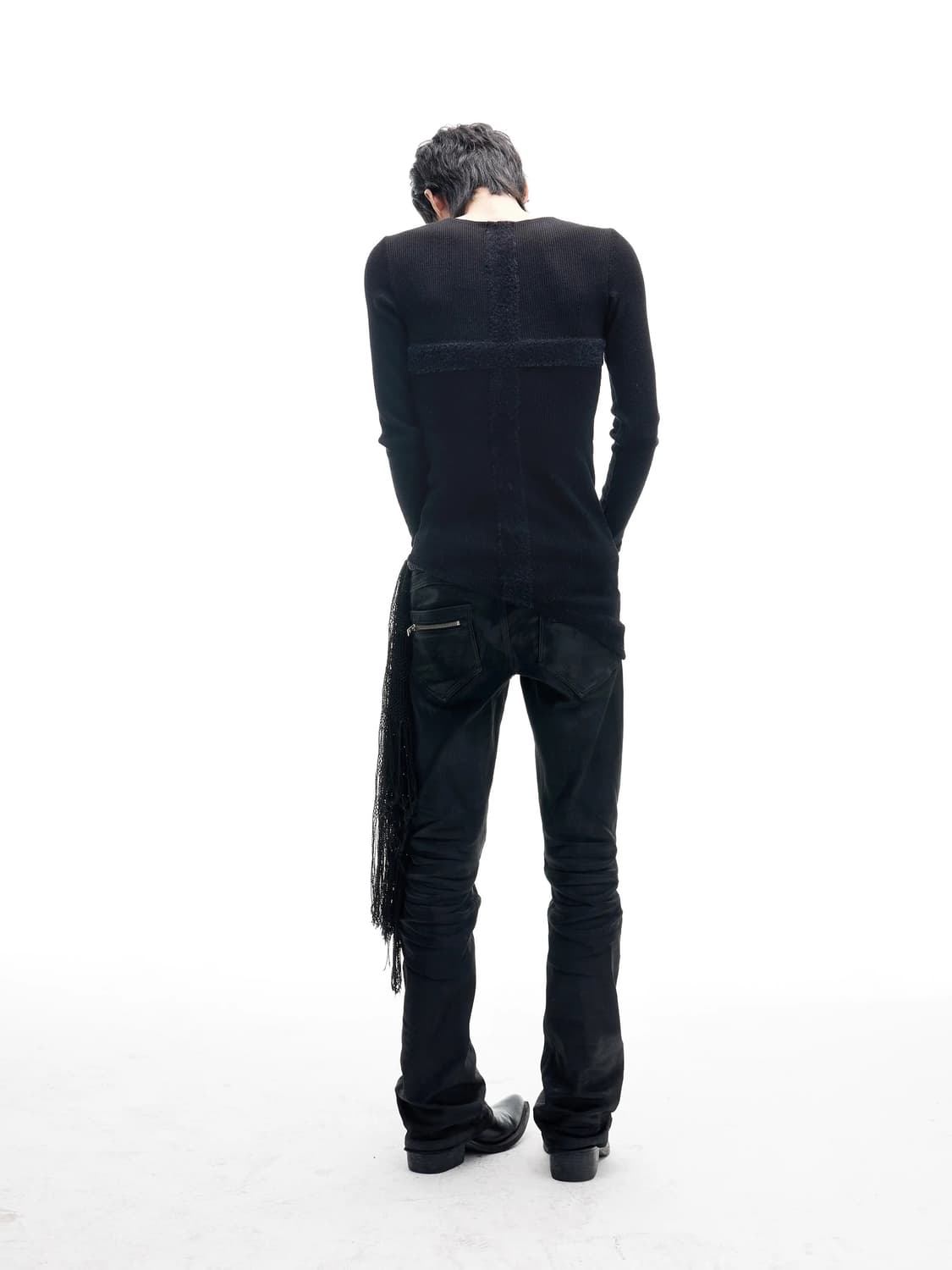 CrossLine Ribbed Slim-Fit Sweater 상품이미지10