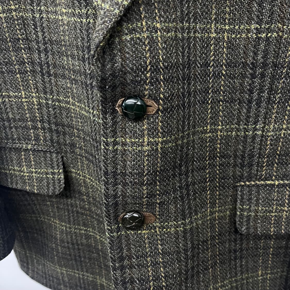 닥스 체크 울 자켓 남 xl 상품이미지3