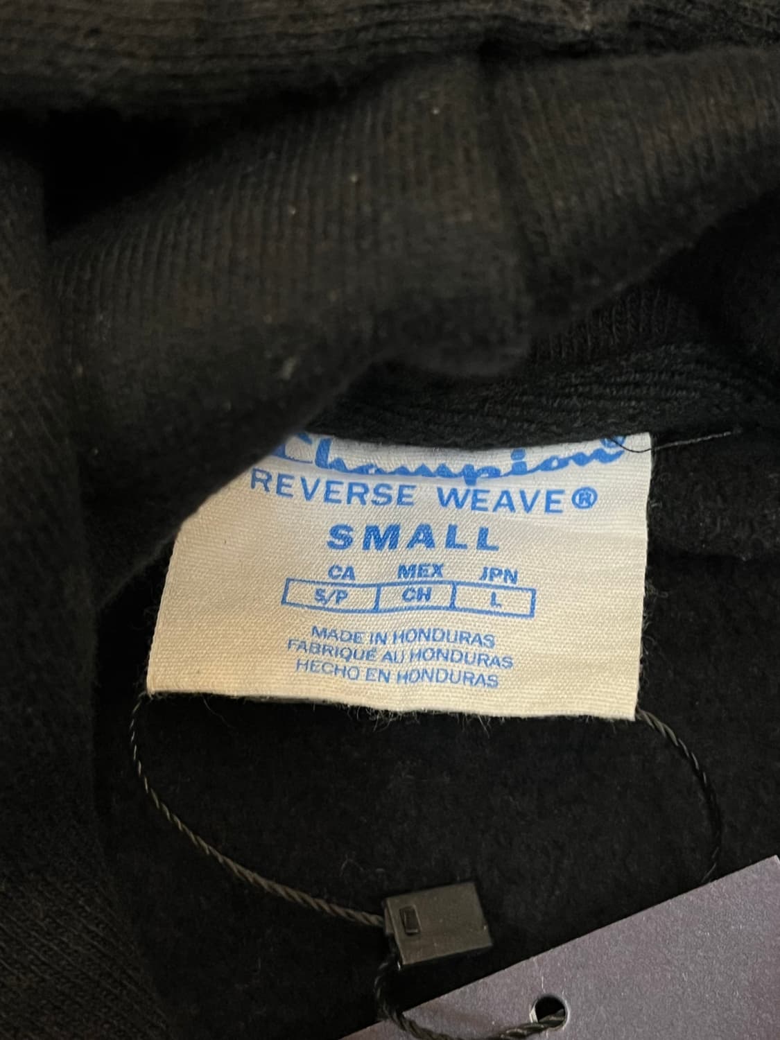 챔피온 기모 후드티 블랙 S #csz3080 상품이미지3