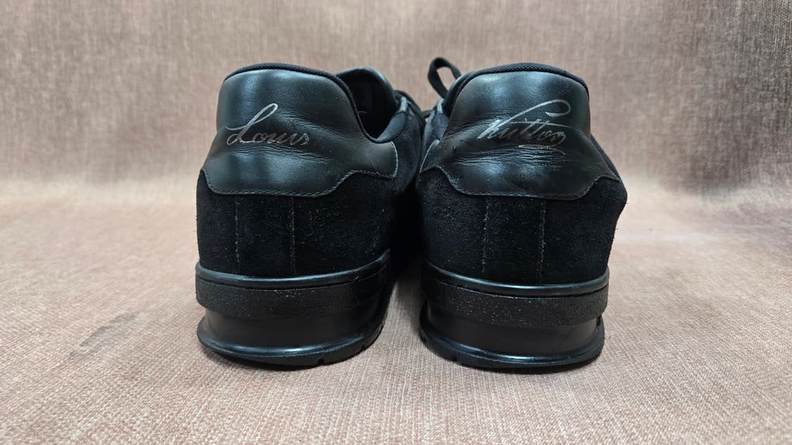 루이비통 275mm-  블랙 스웨이드 스니커즈 상품이미지5