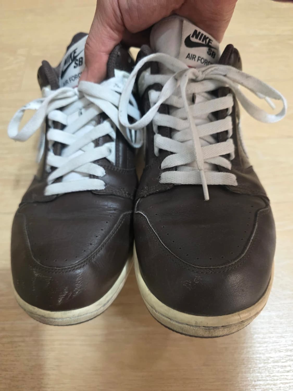 [265] 나이키 SB 에어 포스 2 로우 x 슈프림 바로크 브라운 상품이미지3