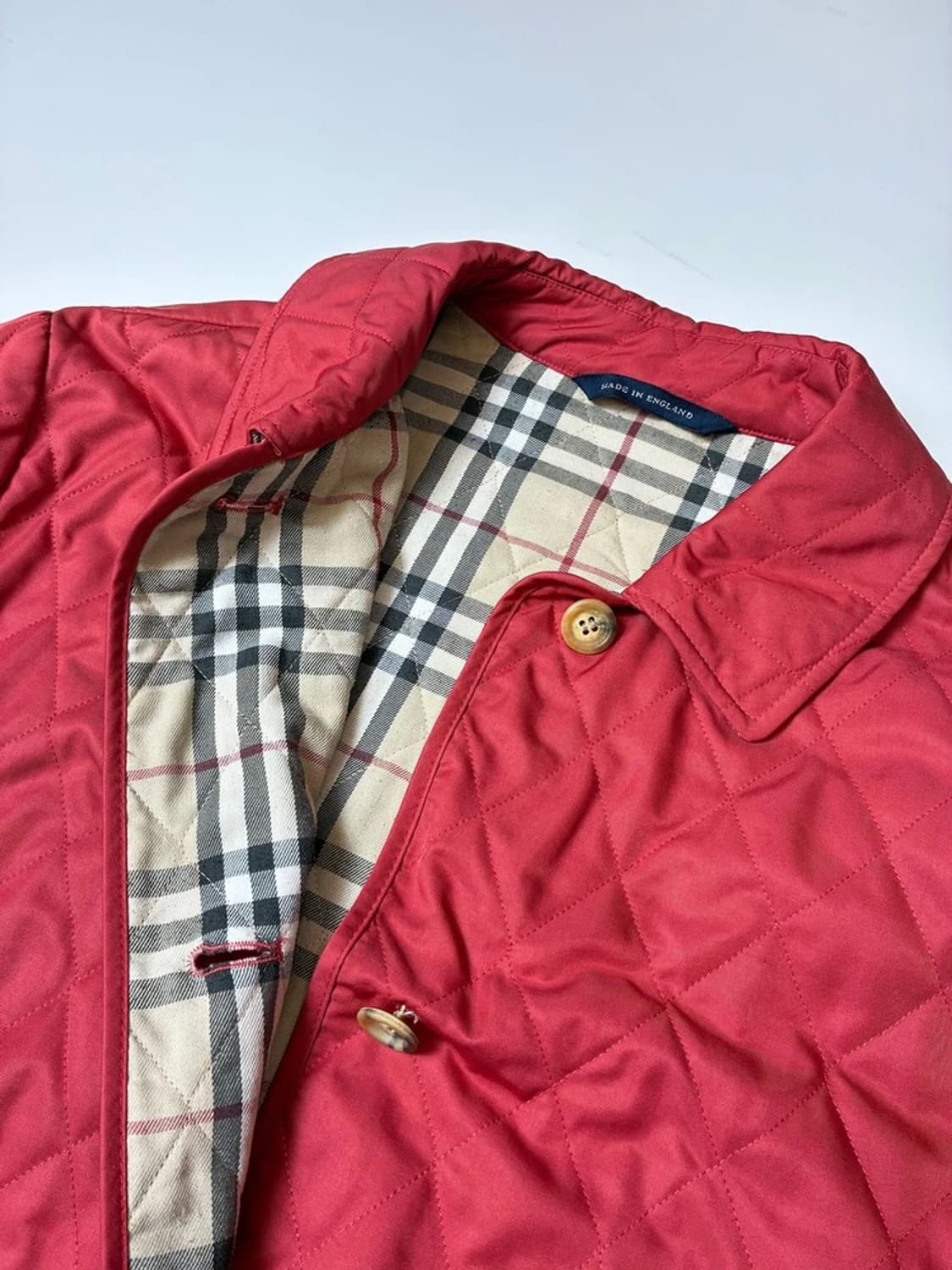 버버리 00's 체크 안감 퀼팅 자켓 PN8149 상품이미지4