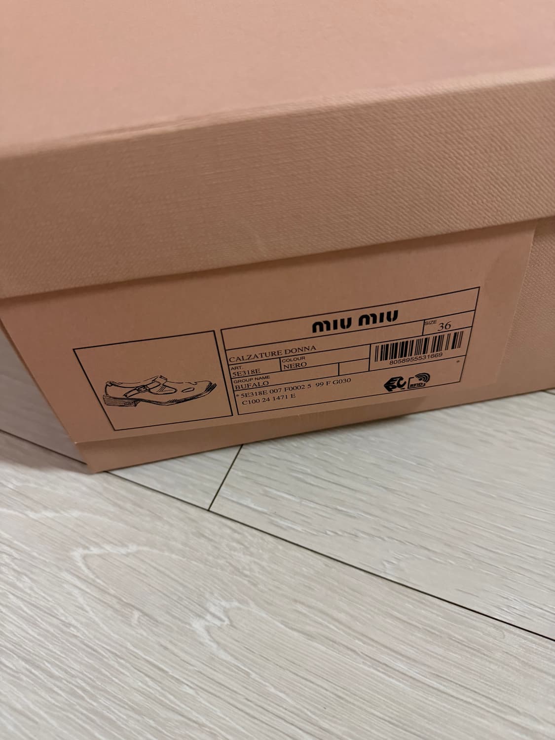 미우미우 스트랩 로퍼 메리제인 36사이즈 상품이미지9