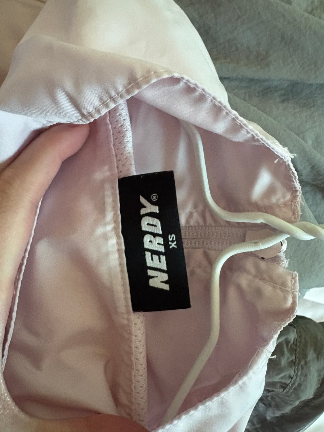 NERDY 분홍 리본 바람막이 상품이미지3