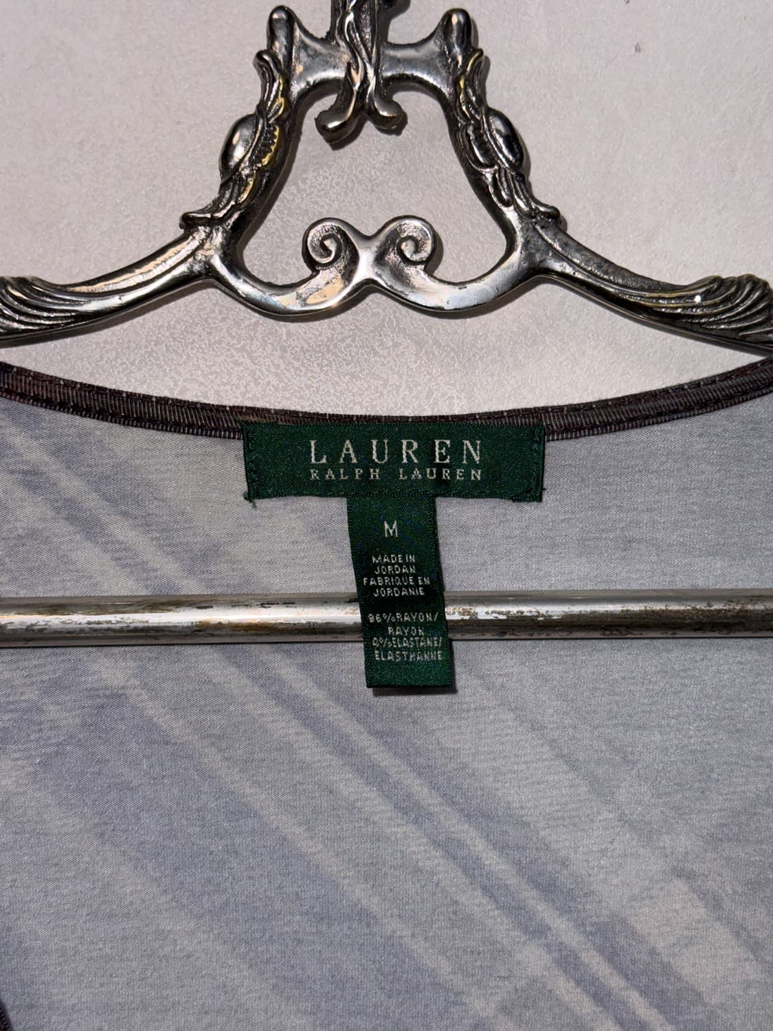 Ralph Lauren purple beige check wrap 슬리브 상품이미지4