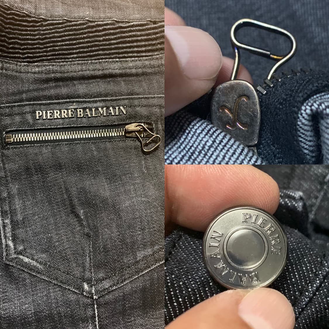 BALMAIN 피에르 발망 by 발망 데님 바이커 데님팬츠(28 사이즈) 상품이미지10