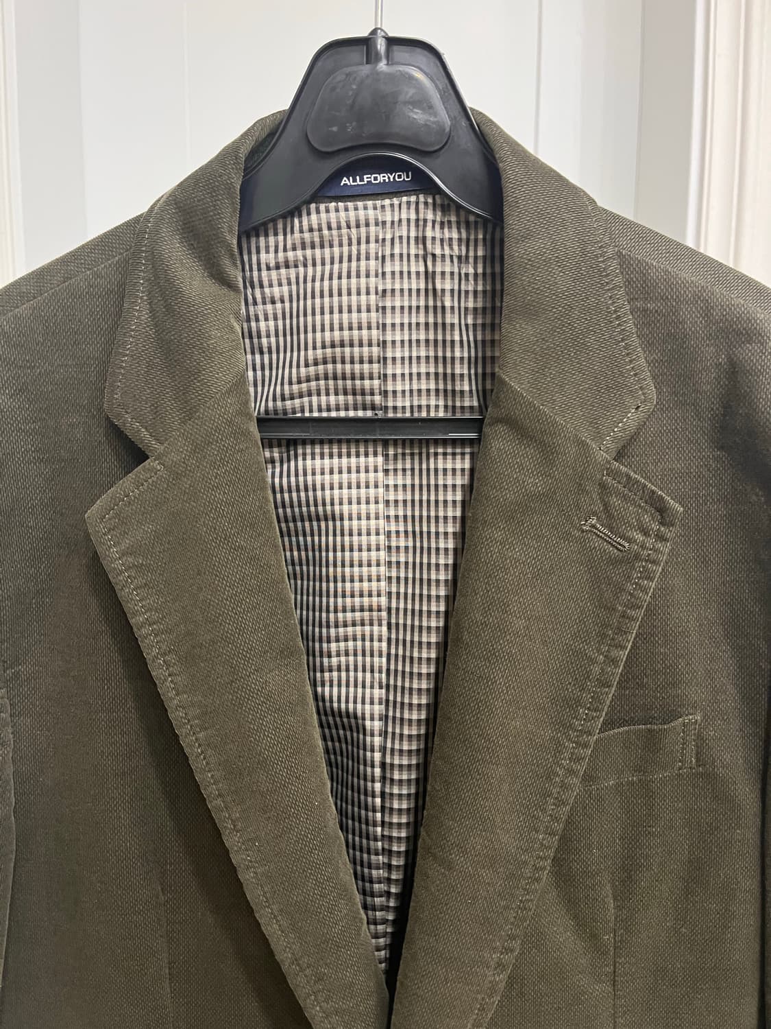 올포유 카키브라운 코듀로이 자켓 상품이미지2