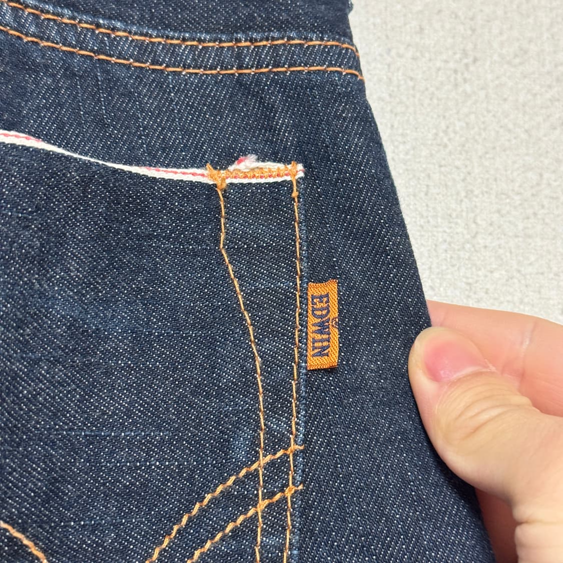 에드윈 505 재팬 데님 청바지 31 / 33 상품이미지8