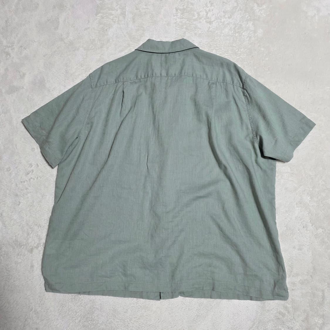 (XL)H&M 반팔 린넨 셔츠 상품이미지3