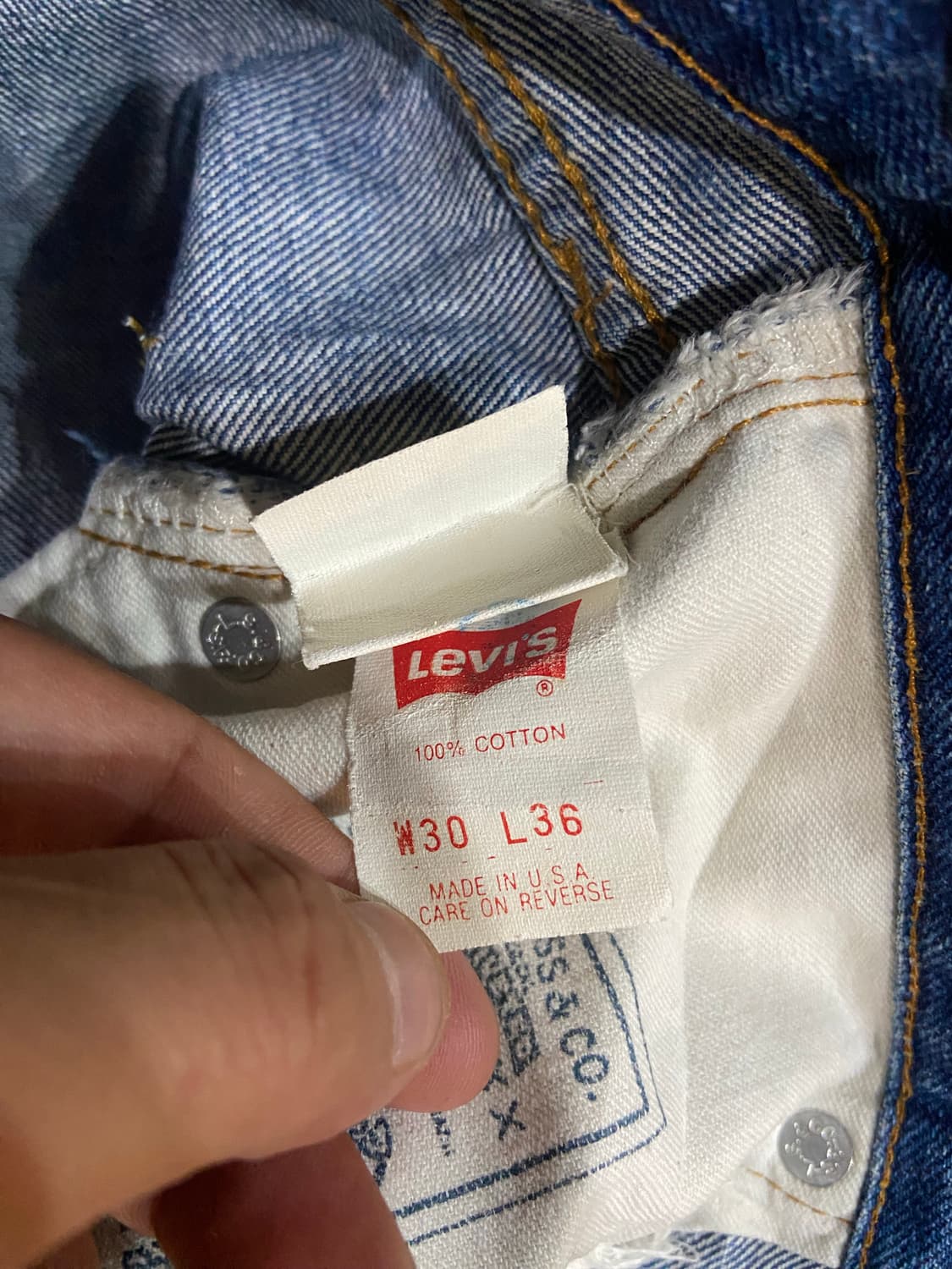 1993 Levi's 501 리바이스 오리지널 LVC 데님팬츠 상품이미지9