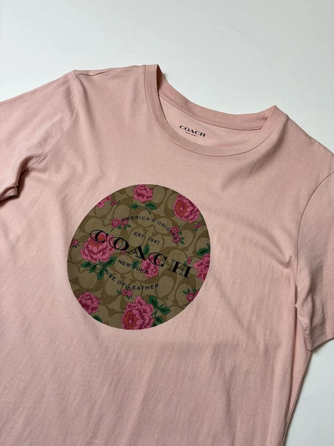 코치 Coach 시그니처 플로럴 반팔 티셔츠 PN8617 상품이미지2