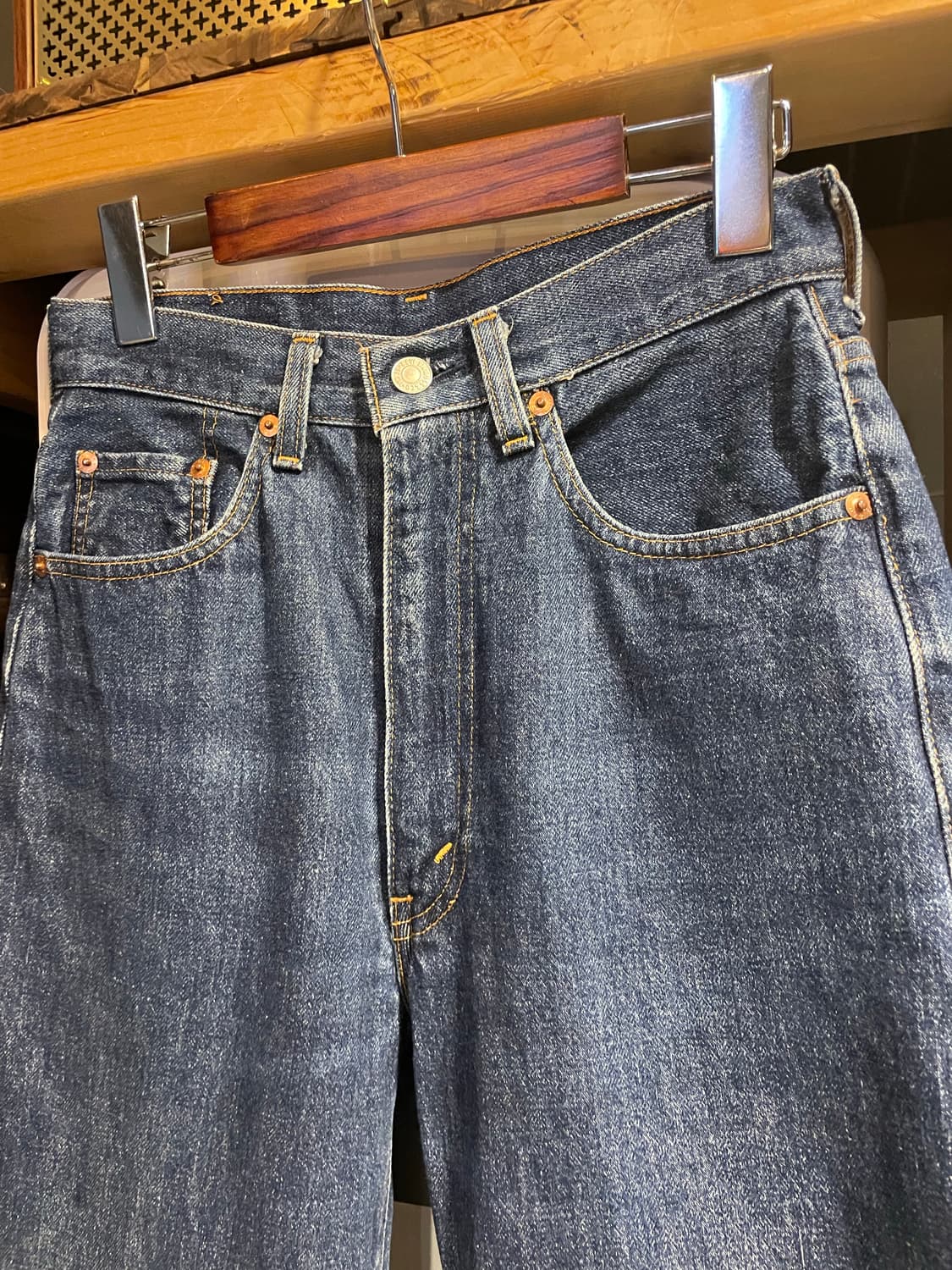 90s리바이스 701 샐비지 데님팬츠 상품이미지2