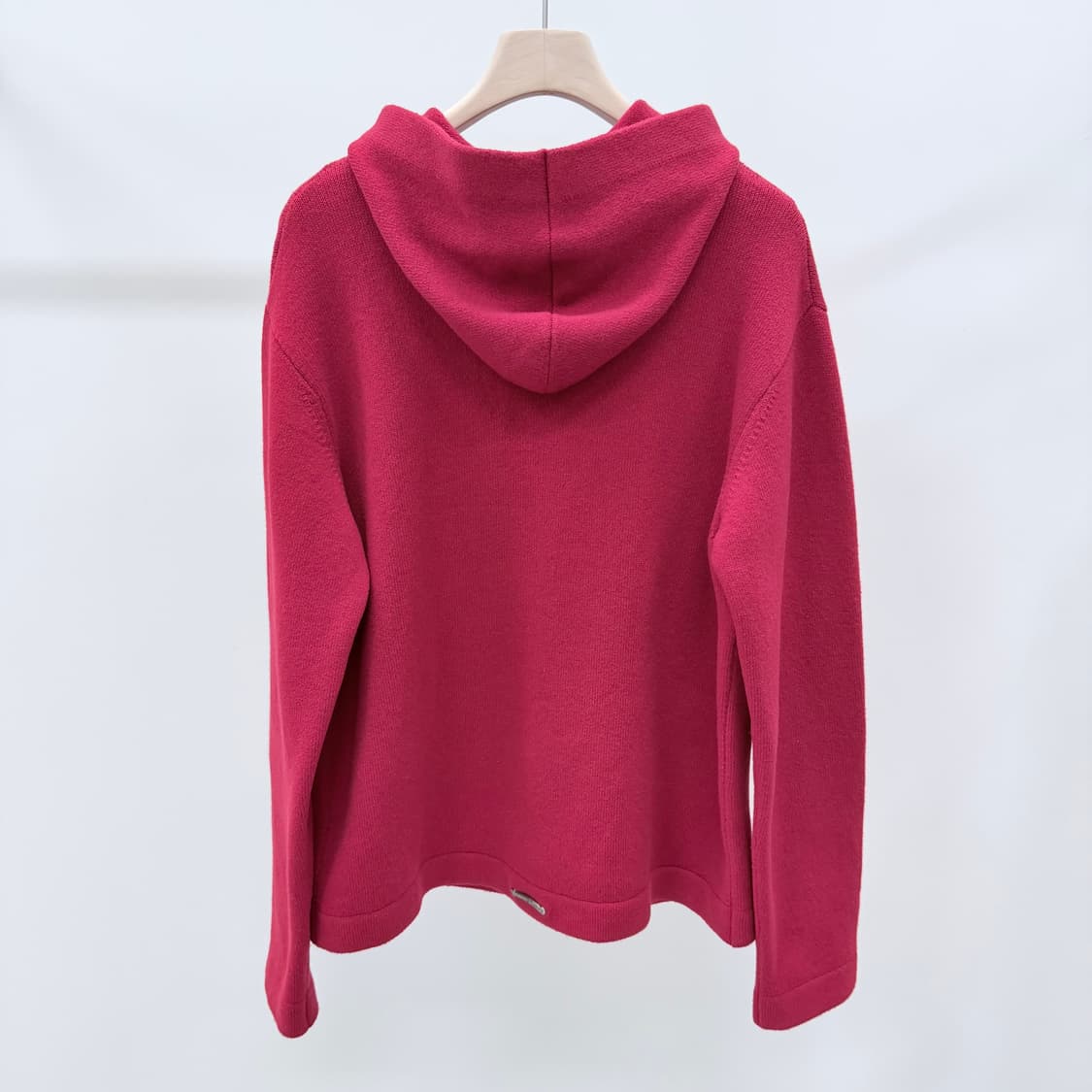 [S+급/M] 크롬하츠 세메터리 레더 패치 캐시미어 후드티 상품이미지5