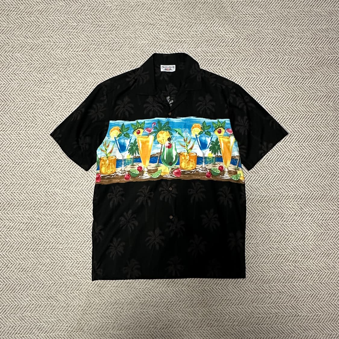 VINTAGE usa made hawaiian shirt 상품이미지1