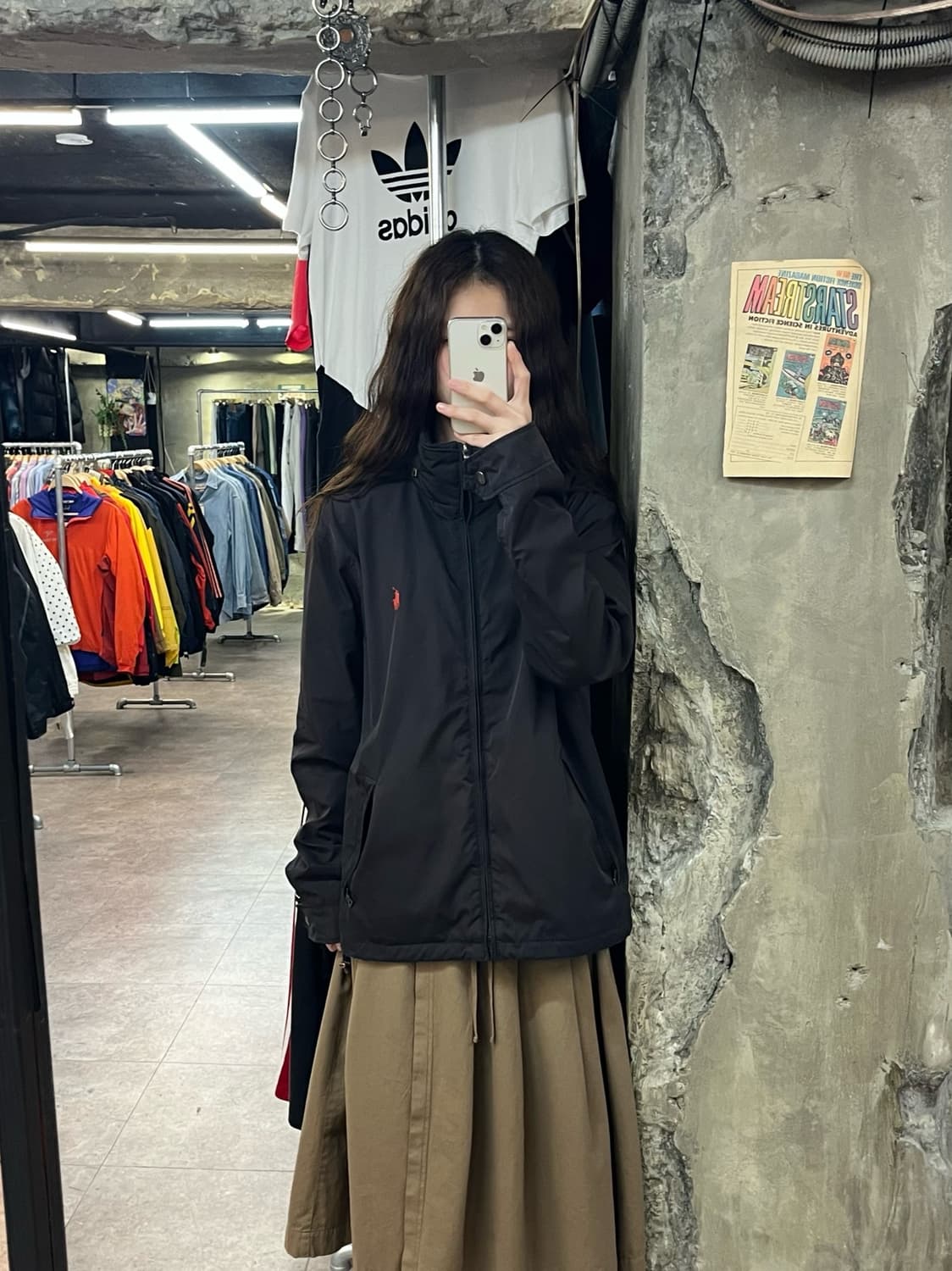 폴로 랄프로렌 집업 자켓 블랙 M #csz2212 상품이미지2