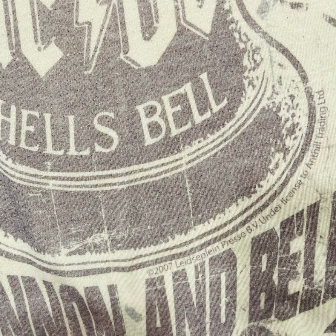 AC/DC 캐논 더 썬더 벨 2007s 밴드 반팔 티셔츠 상품이미지5