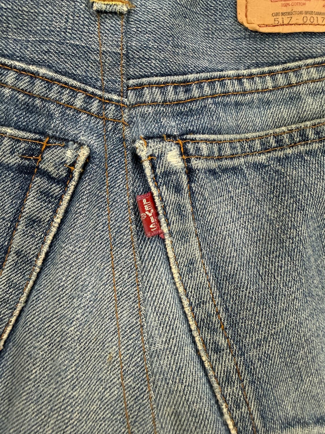 Levi's USA 리바이스 517 커스텀 리메이크 데님 스커트 상품이미지4