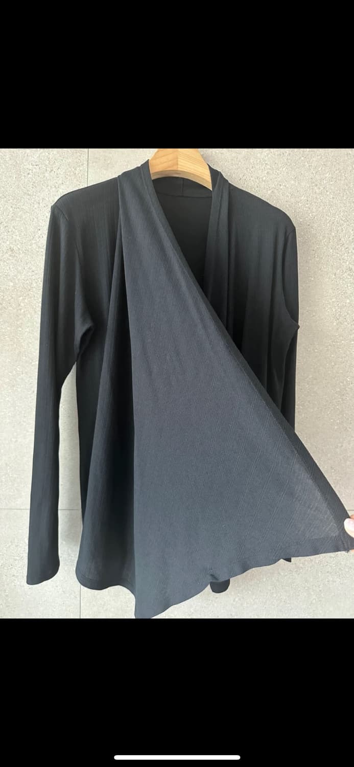 (릭오웬스st) 블랙 투웨이 가디건  상품이미지6