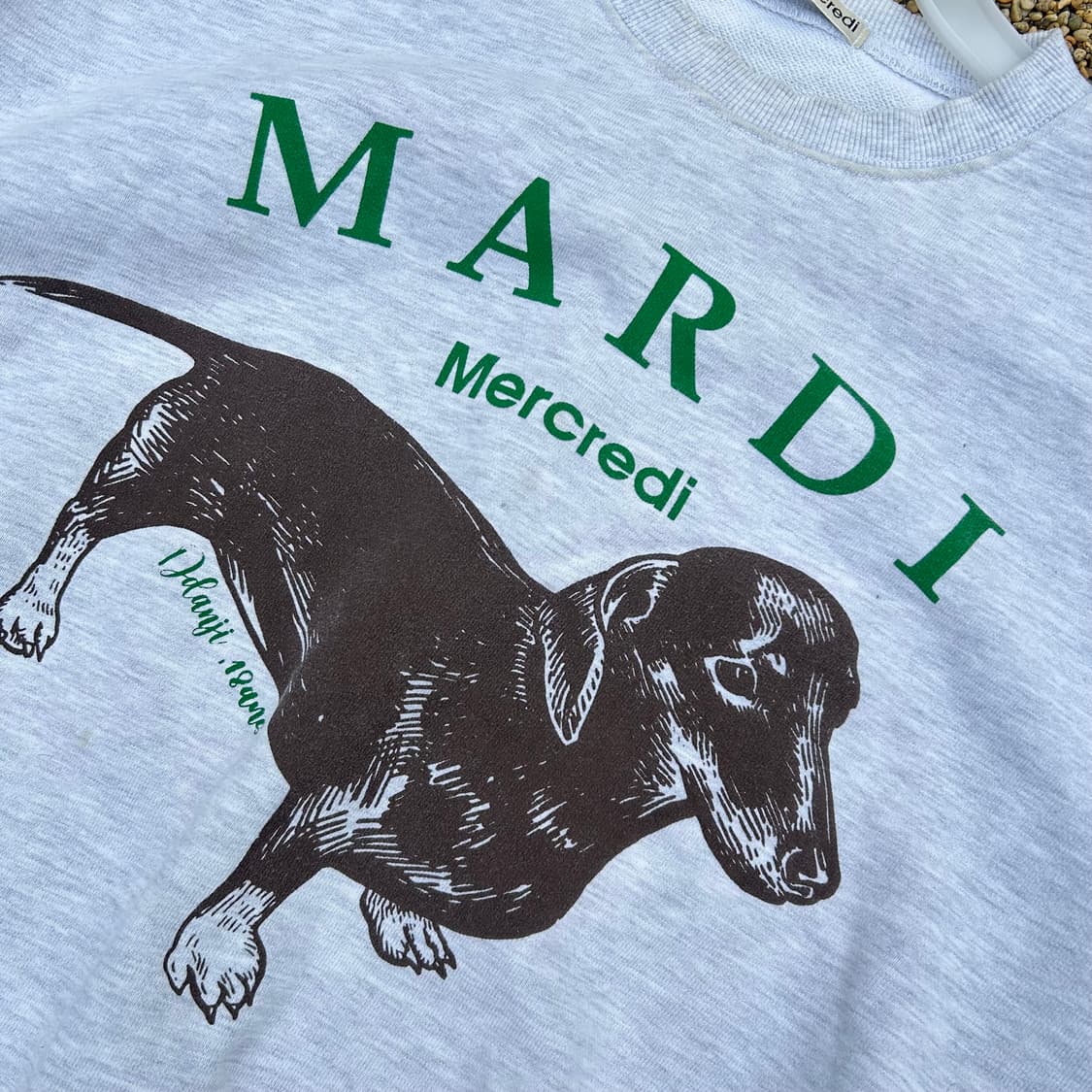 마르디 메크르디 닥스훈트 맨투맨 상품이미지4