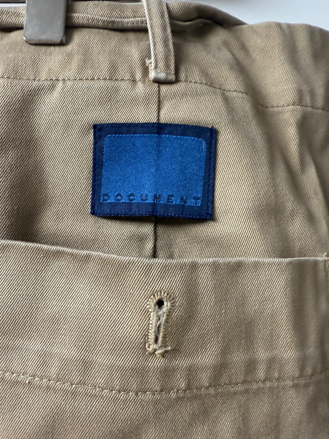 Document 벨티드 치노 팬츠 XL 상품이미지5