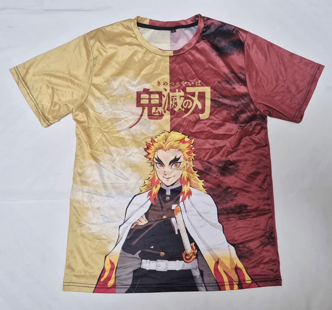 귀멸의 칼날 렌코쿠 쿄쥬로 티셔츠 팝니다  상품이미지1