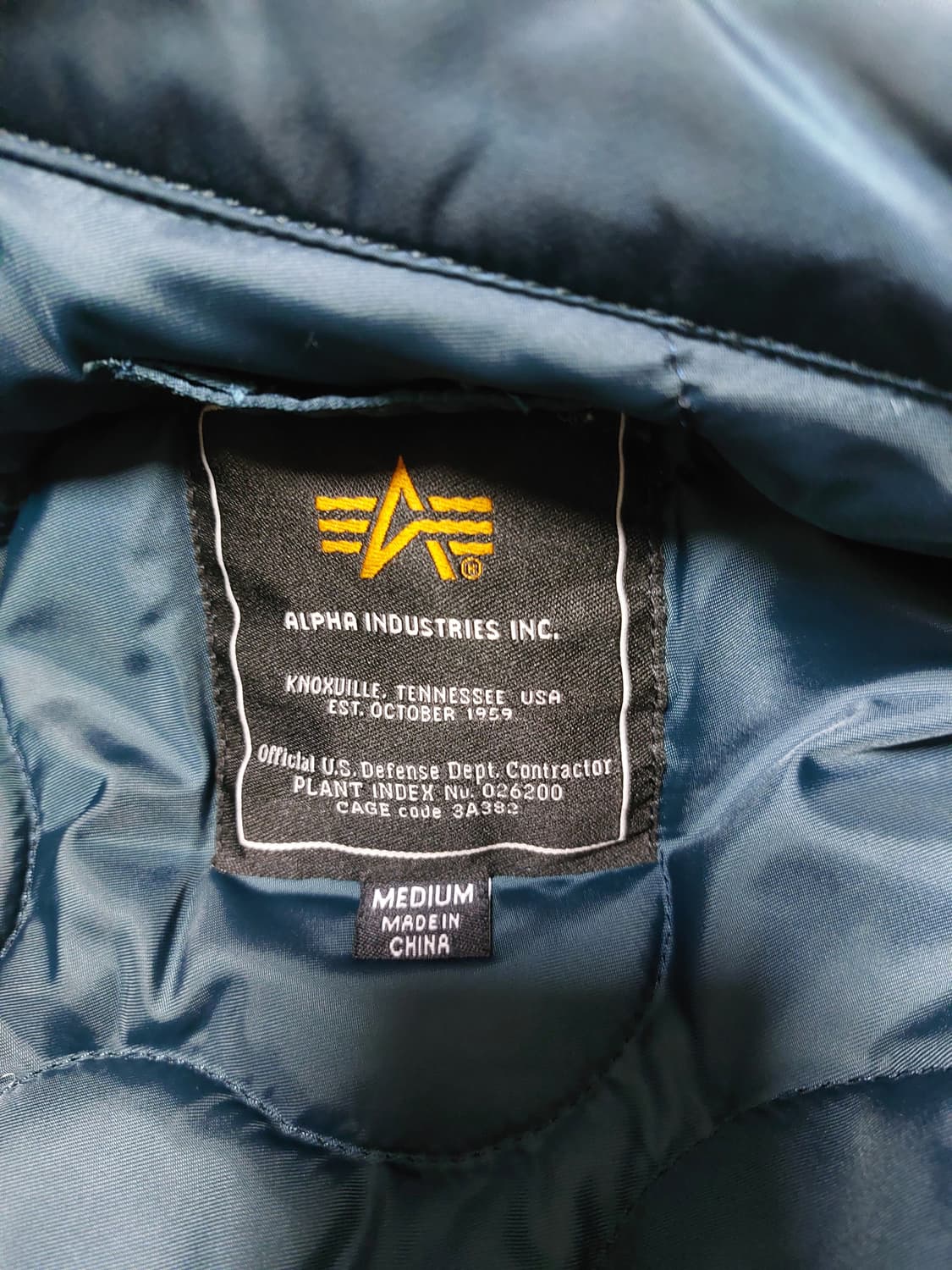 알파인더스트리 cwu-45 포스그린 청록색 ma-1 상품이미지3