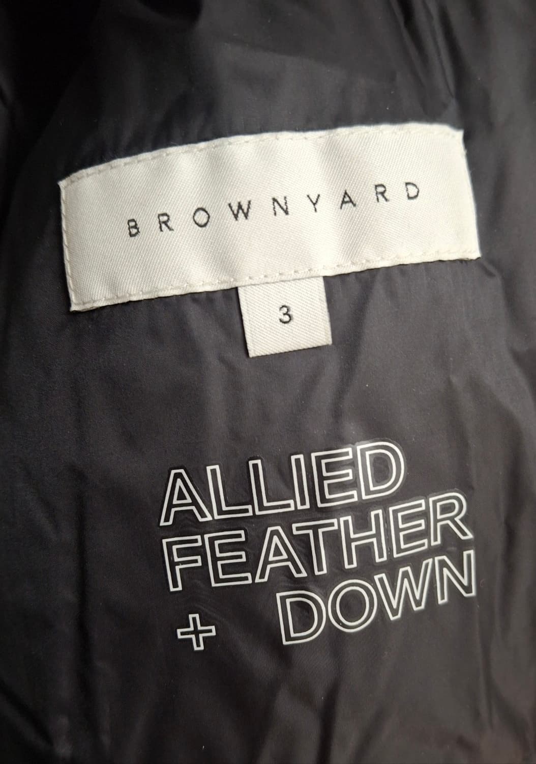 [3]브라운야드 에베레스트 구스 다운 블랙 패딩 상품이미지6