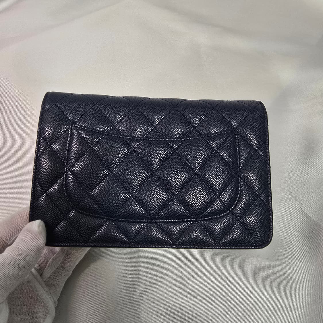 샤넬 클래식 woc 케비어 네이비 금장 상품이미지4