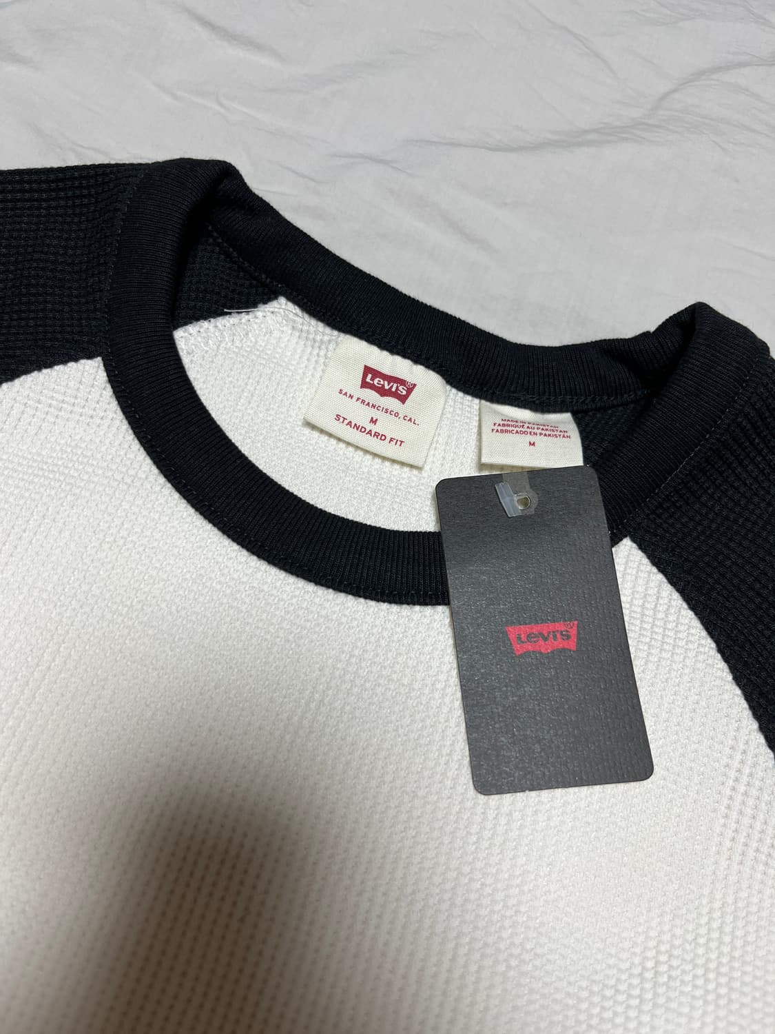 [M] 리바이스 써멀 라글란 와플 롱슬리브 티셔츠 새상품 상품이미지5