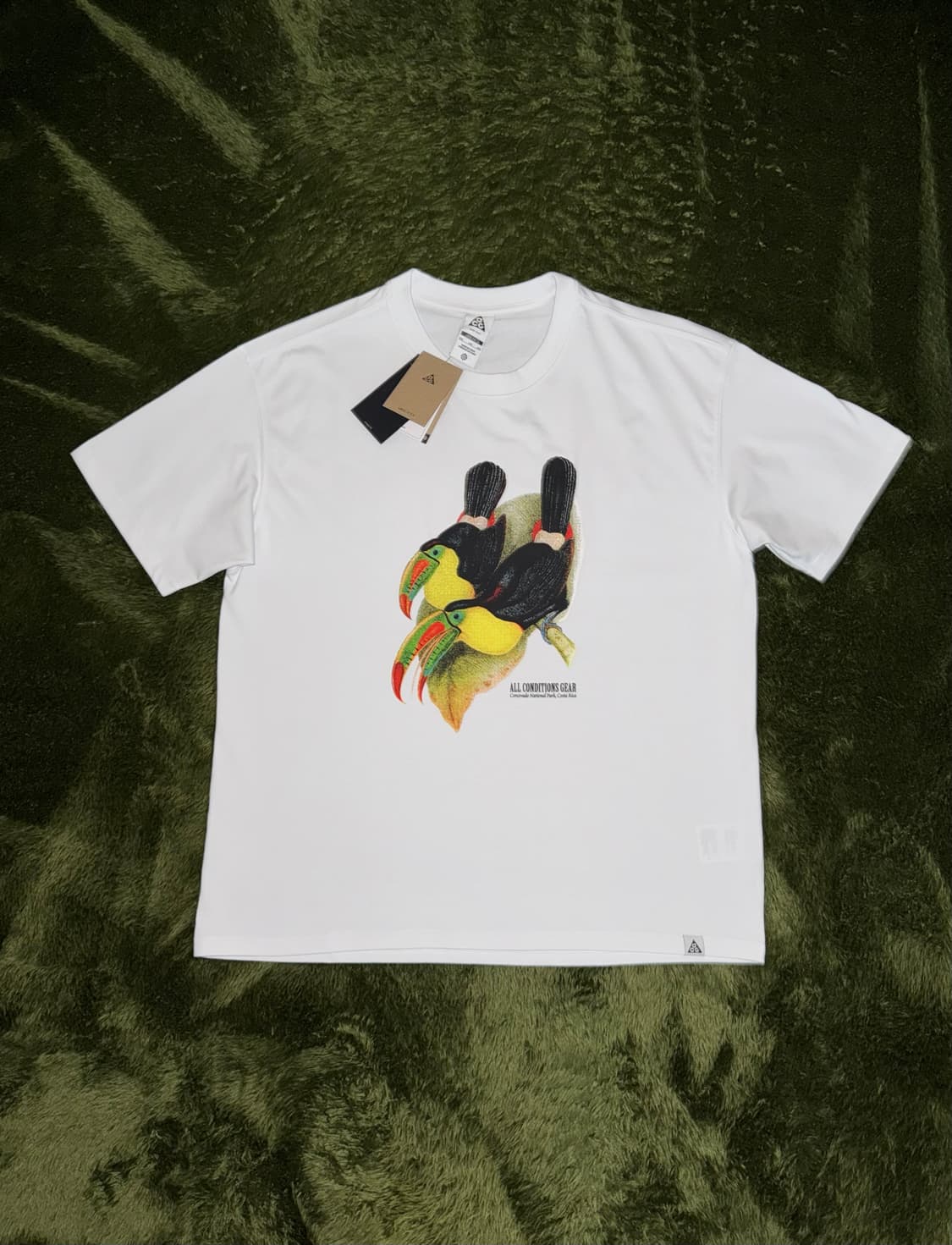 [XXL] 나이키 ACG 드라이핏 그래픽 프린티드 티셔츠 화이트 상품이미지1