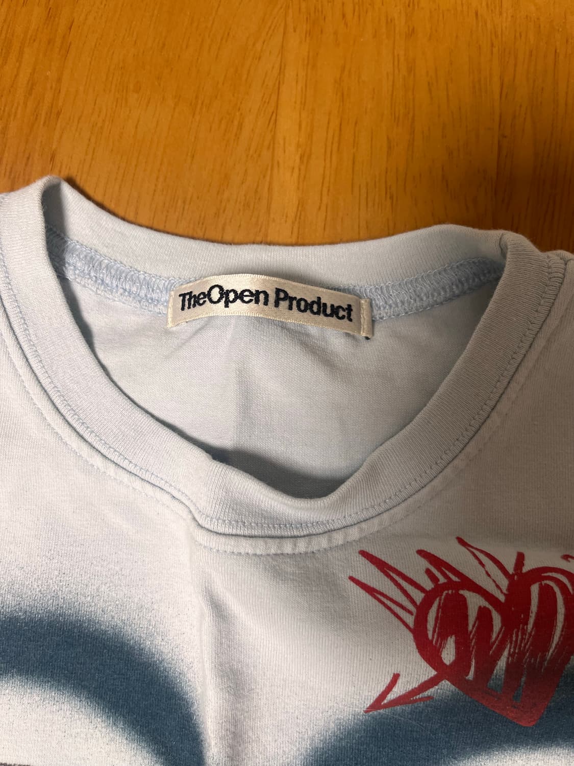 The Open Project 더오픈프로젝트 스완 크롭 반팔 티셔츠_os 상품이미지3