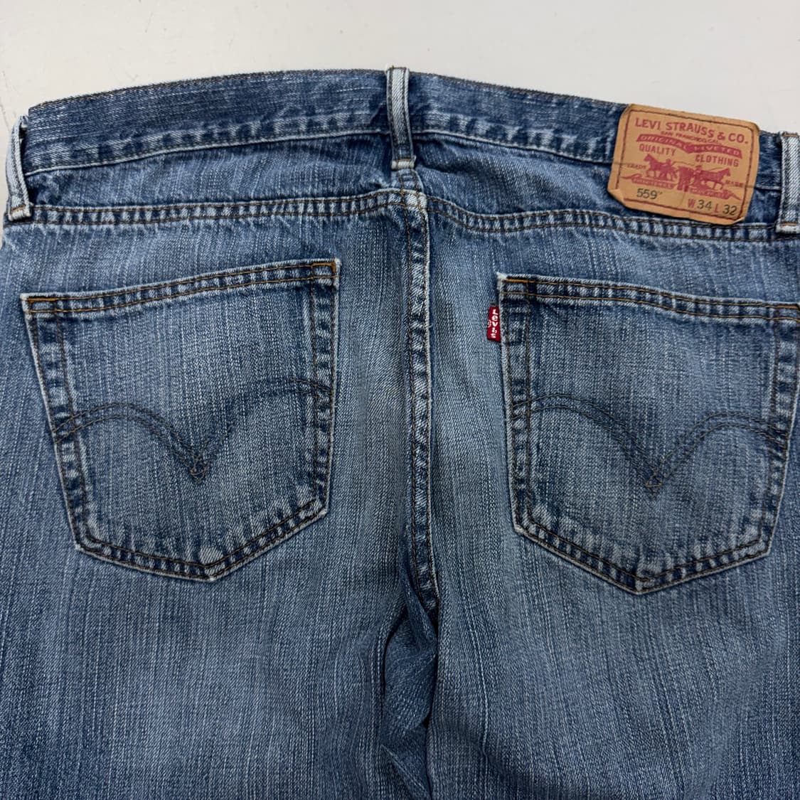리바이스 559 새깅 워싱 와이드 스케이터 데님팬츠 상품이미지5