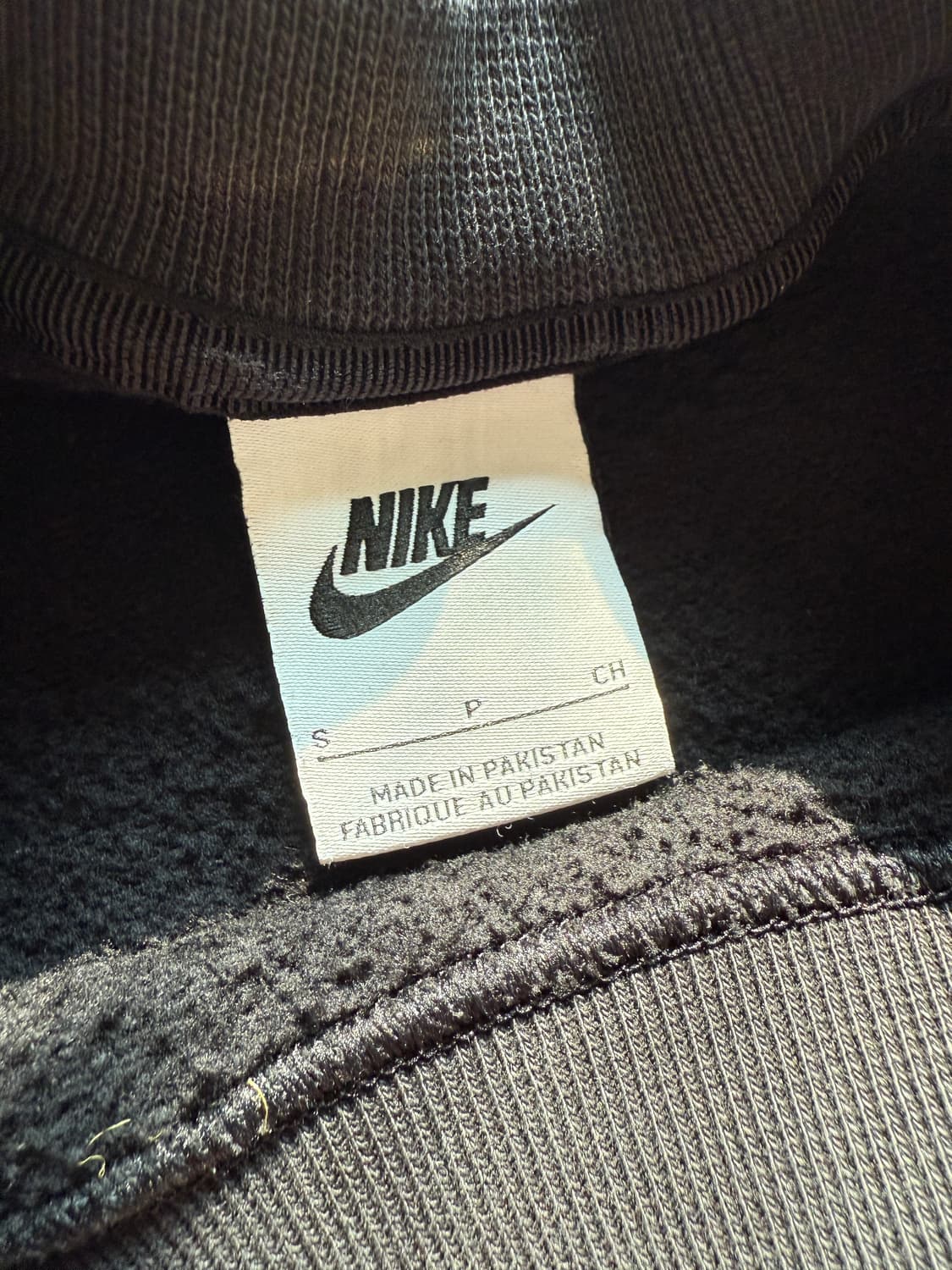 나이키 x 스투시 NRG 워시드 플리스 맨투맨 블랙 상품이미지4