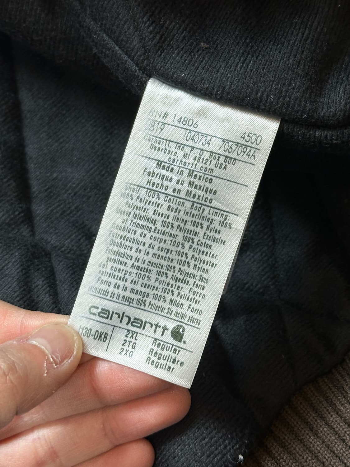 OG 칼하트 J130 액티브 자켓 칼하트 DKB 후드자켓 상품이미지9