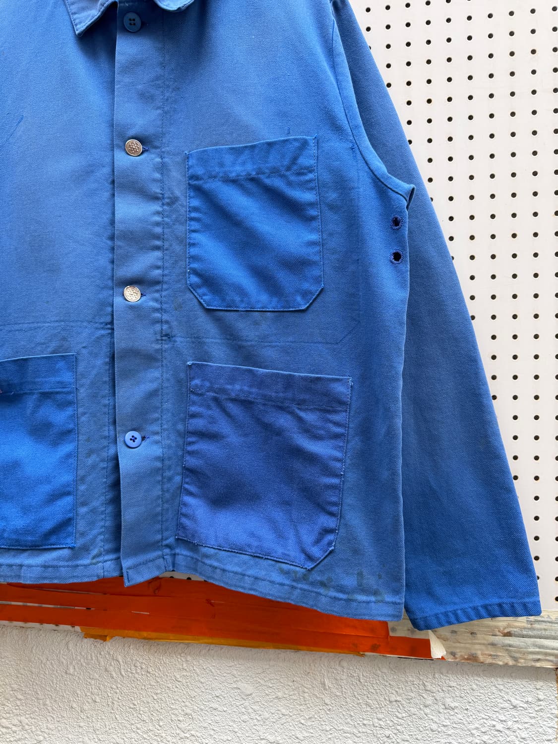 SUN FADED WASHED BLUE 썬페이드 빈티지 프렌치워크자켓 상품이미지5