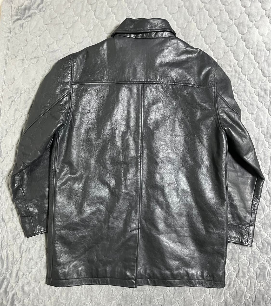 [GAP] old gap 올드갭 레더 카코트 블랙 L 상품이미지4