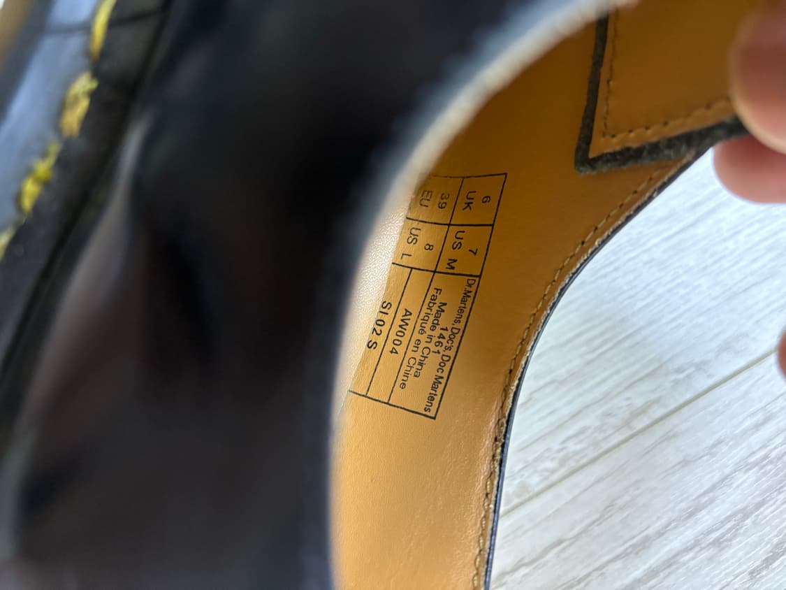 닥터마틴 1461 3홀 스무스 250 상품이미지7