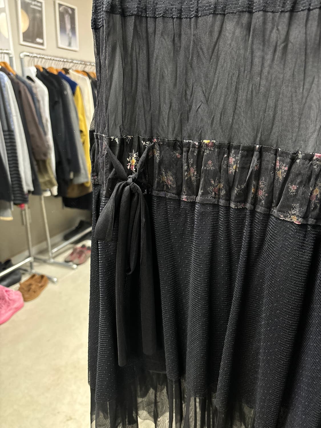 센소유니코 nero 레이어드 롱스커트 상품이미지3