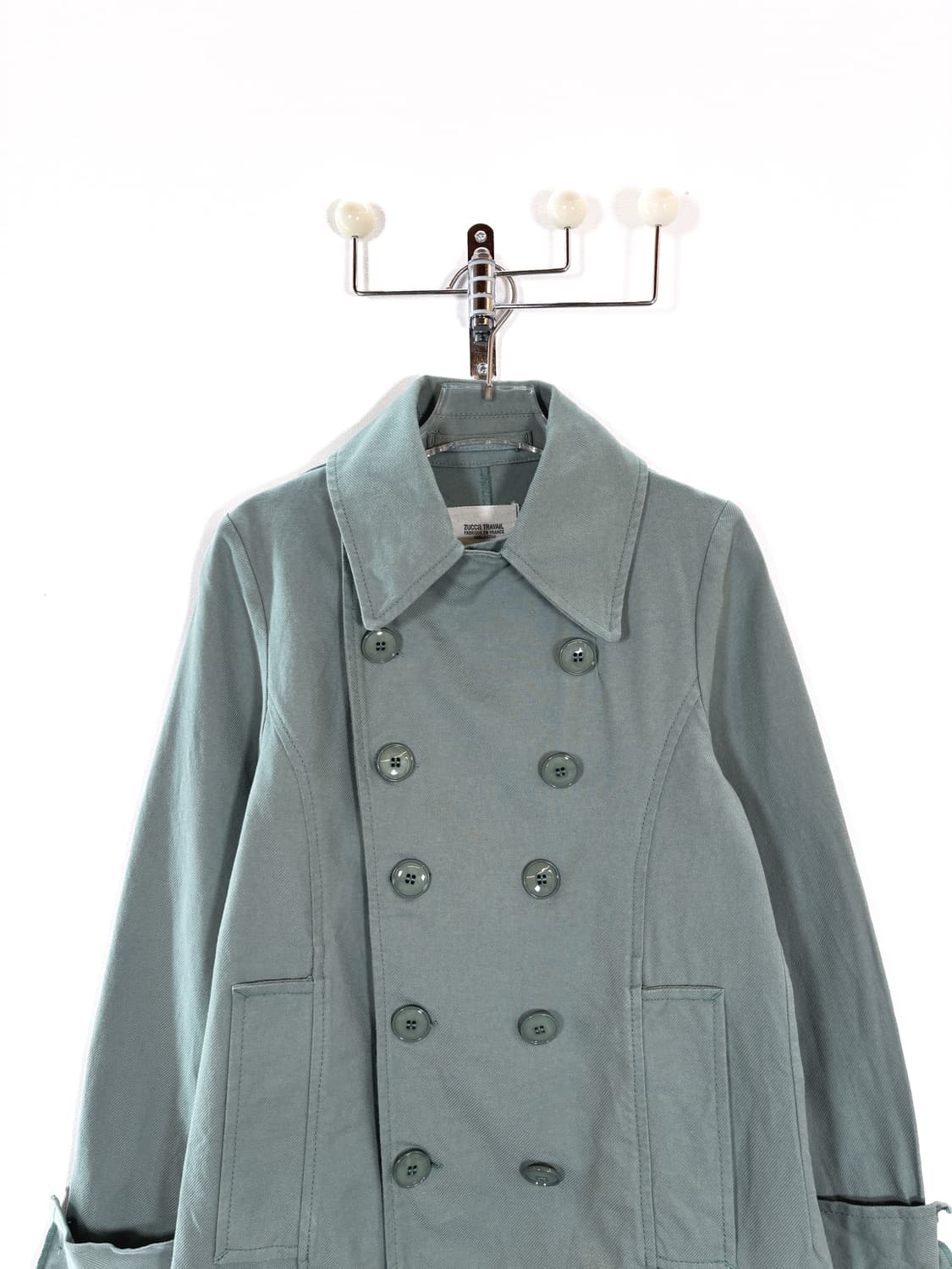 주카 코튼 더블 프렌치 자켓 상품이미지2