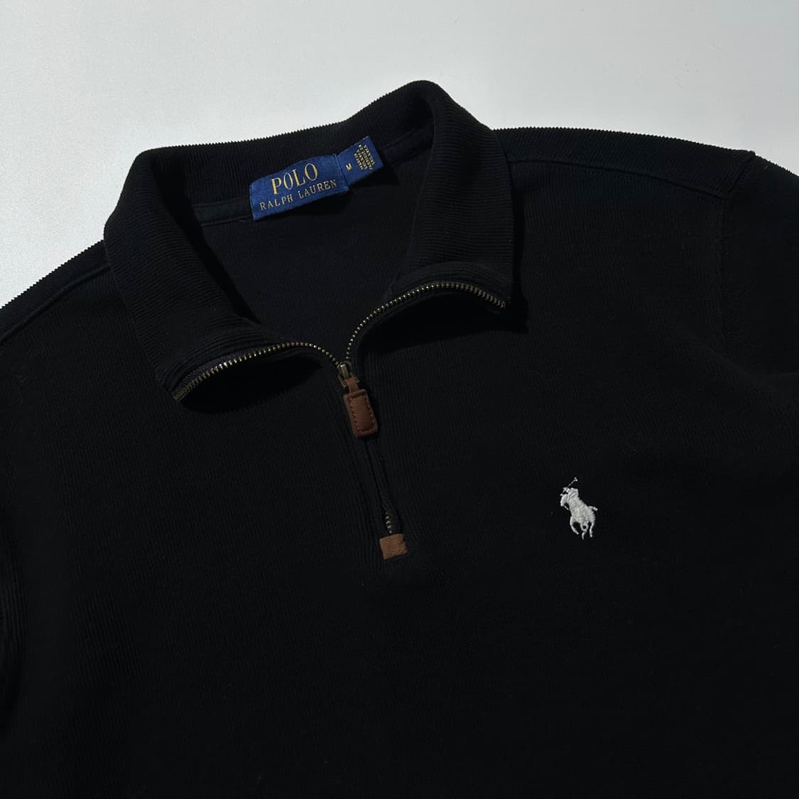 폴로 랄프로렌 하프집업 니트 블랙 상품이미지3
