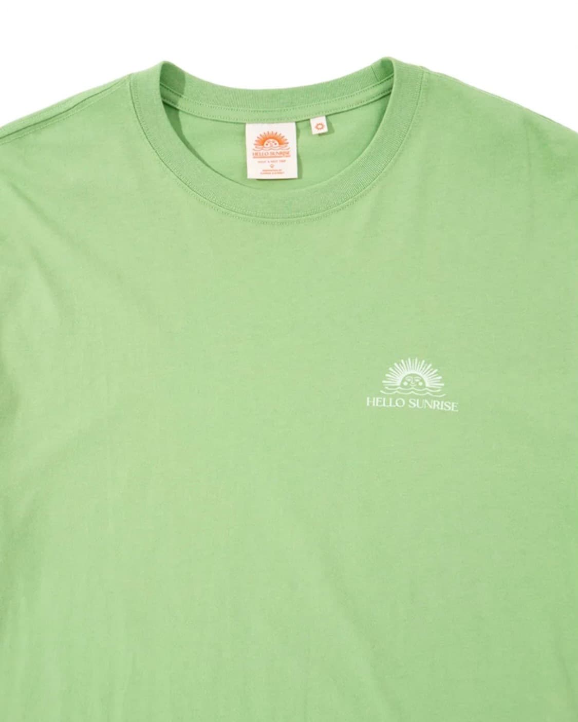헬로선라이즈 반팔티셔츠 그린 상품이미지3