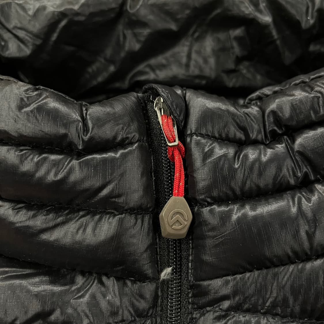 [정품/105] 노스페이스 블랙 경량 패딩 자켓 b14 상품이미지7