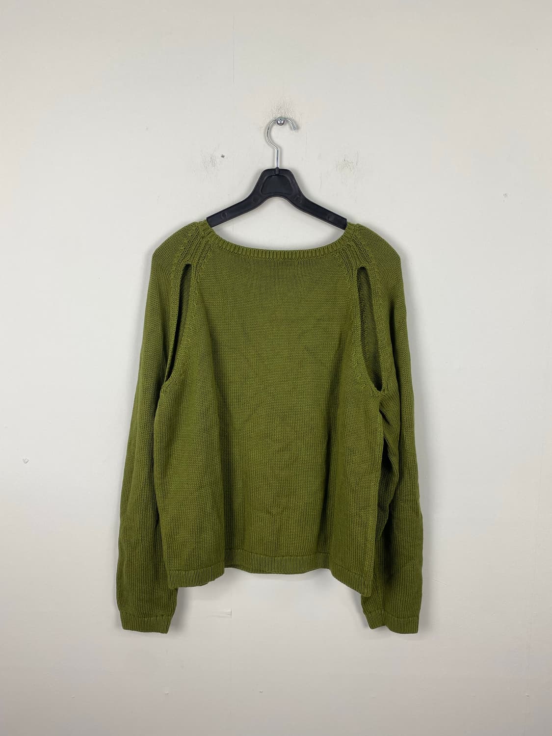 엔아더스토리즈 그린 백오픈 니트 새상품 S <475> 상품이미지1